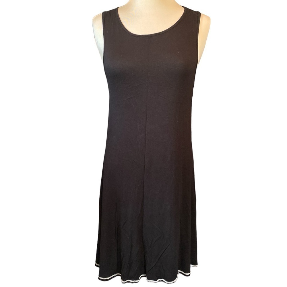 Andree by Unit dress sleeveless tank style unique stitching @bottom/back Sz L